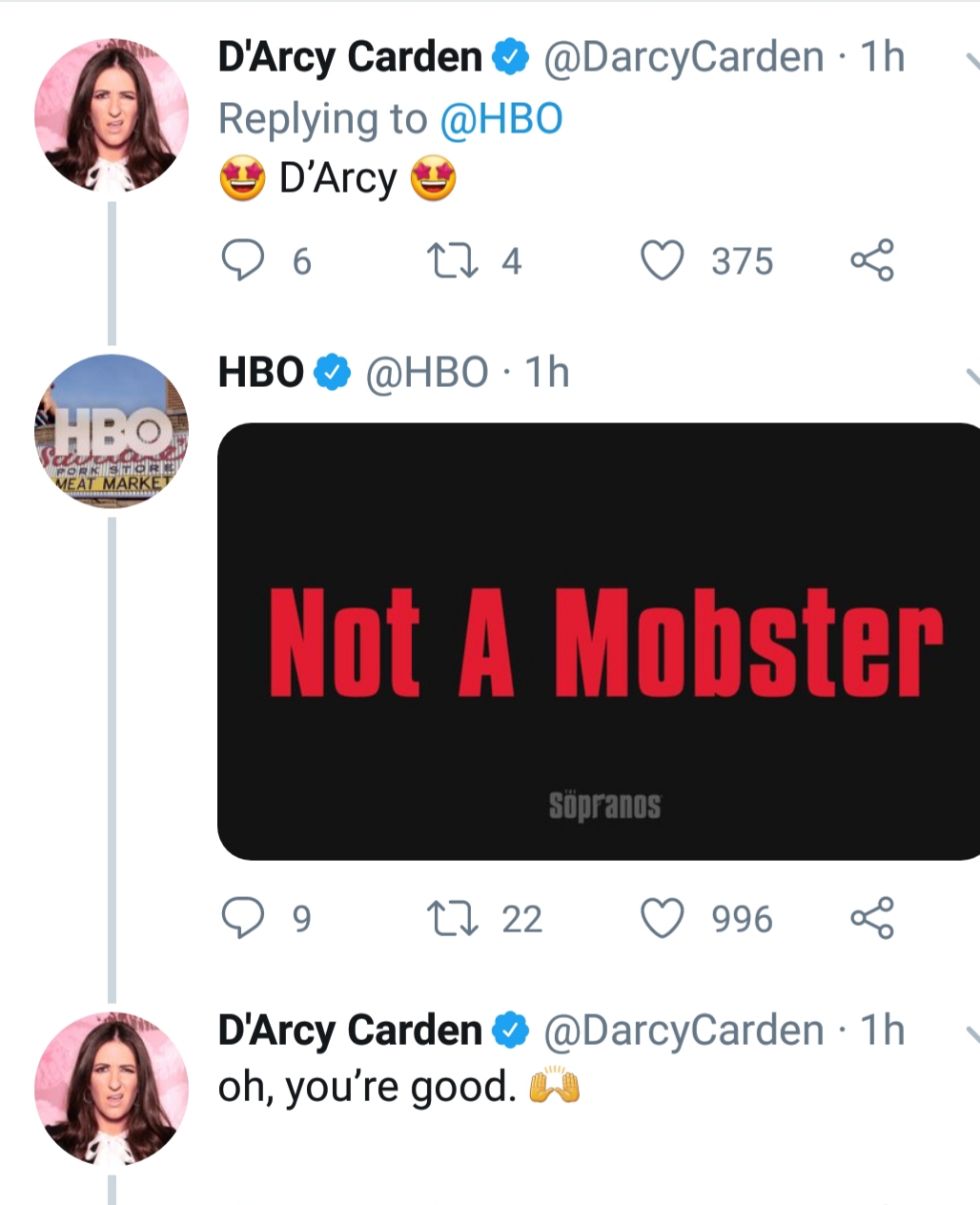 HBO started handing out soprano nicknames on twitter