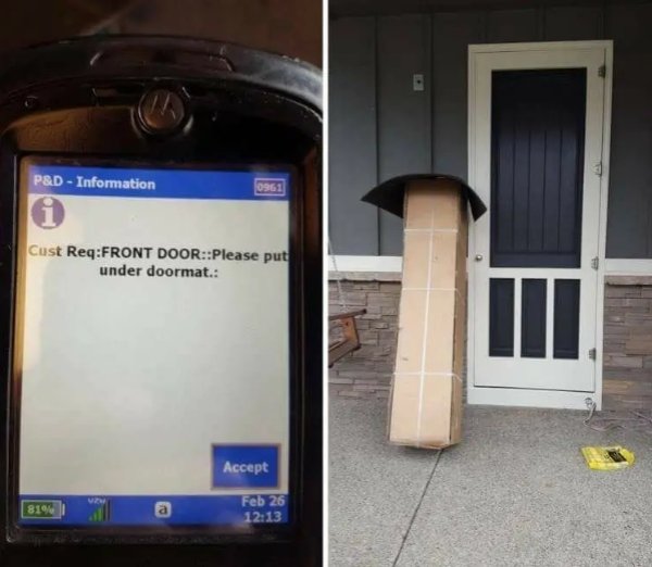 19 times the customer was very wrong