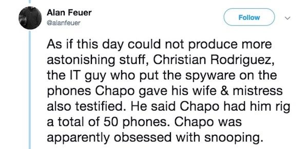 Wild Details From El Chapo's IT Guy Will Make You Cover Your Webcam
