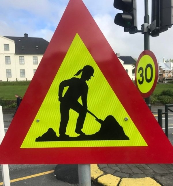 construction sign - Is