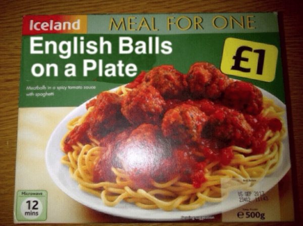 meal for one iceland - Iceland Meal For One English Balls on a Plate Meatball in a play tomato sauce with spogum Microwave 23413 12 mins e 500g