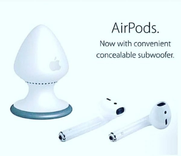 plastic - AirPods. Now with convenient concealable subwoofer.