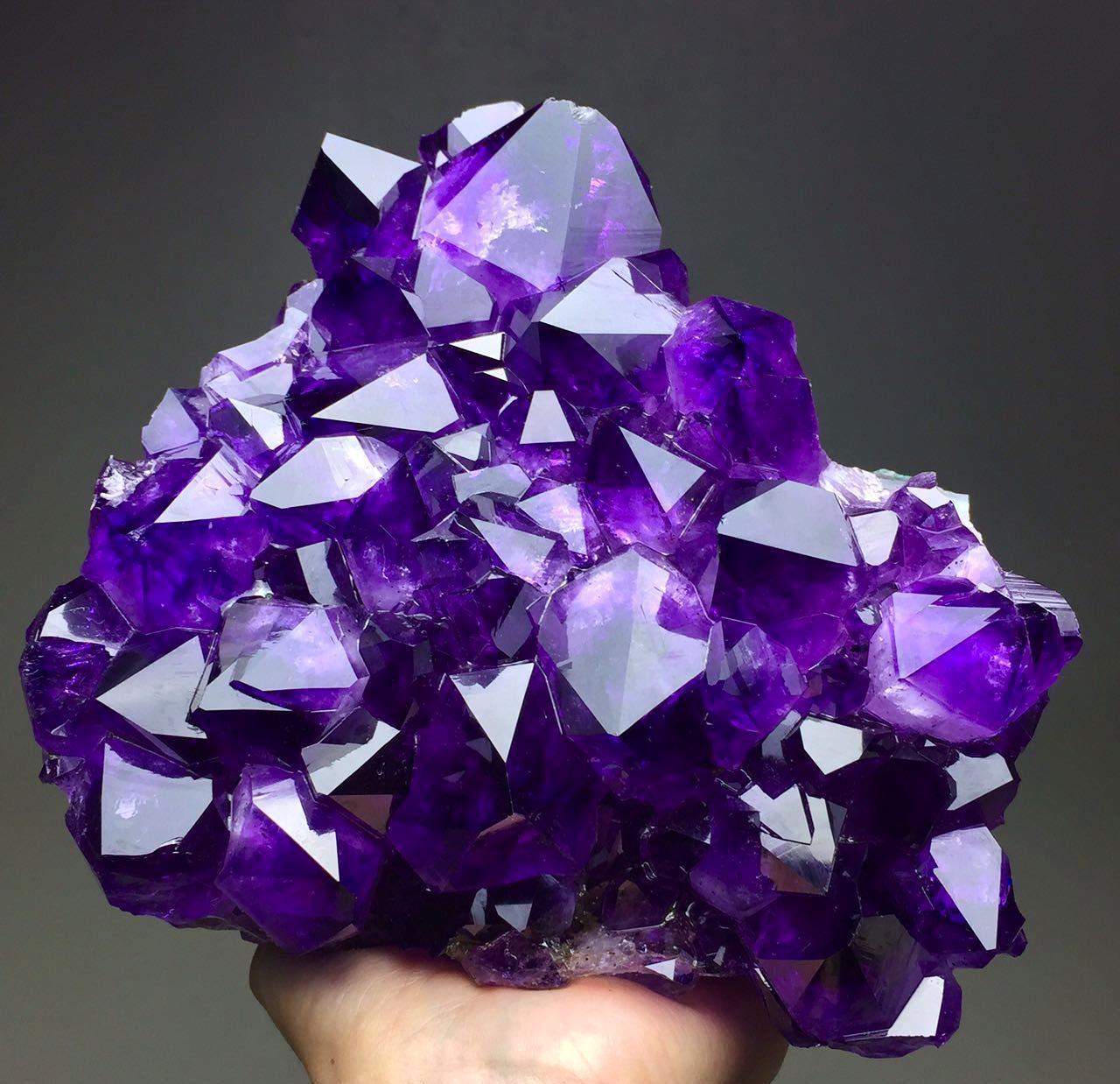 amethyst color crystal
