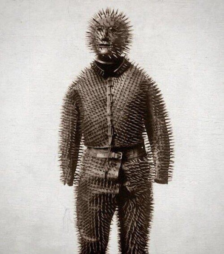 A Siberian bear hunting suit from the 1800s