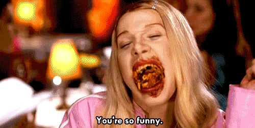 white chicks your so funny - You're so funny.