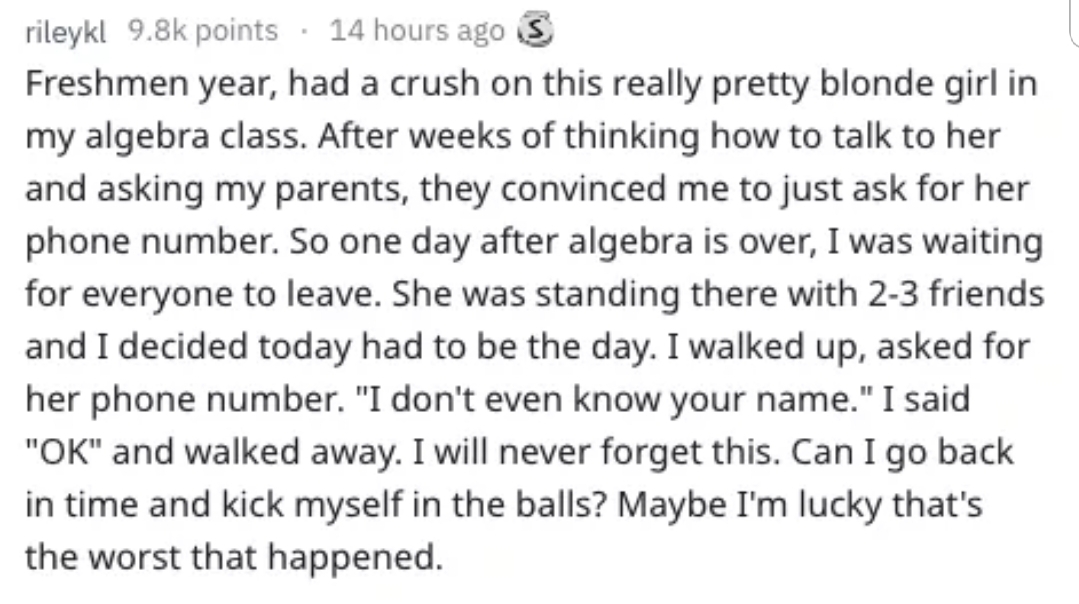 16 Highschool cringe stories