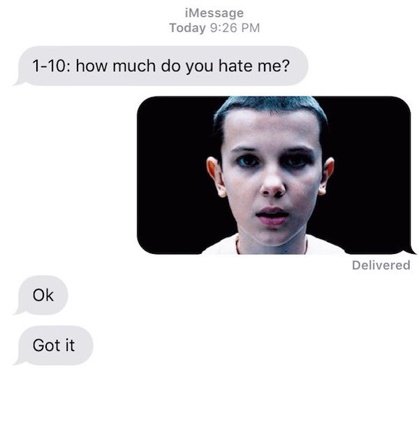 women trolling horny dudes - savage responses to ex - iMessage Today 110 how much do you hate me? Delivered Ok Got it