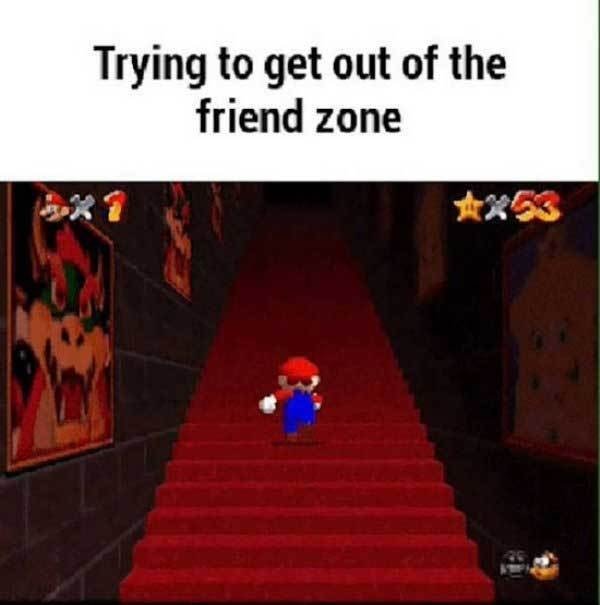 super mario 64 endless stairs - Trying to get out of the friend zone Te