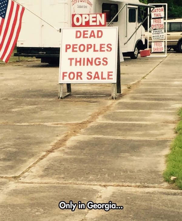 lane - Kator Tail Fried Oysters Frist Open Dead Peoples Things For Sale Shrimp Only in Georgia...