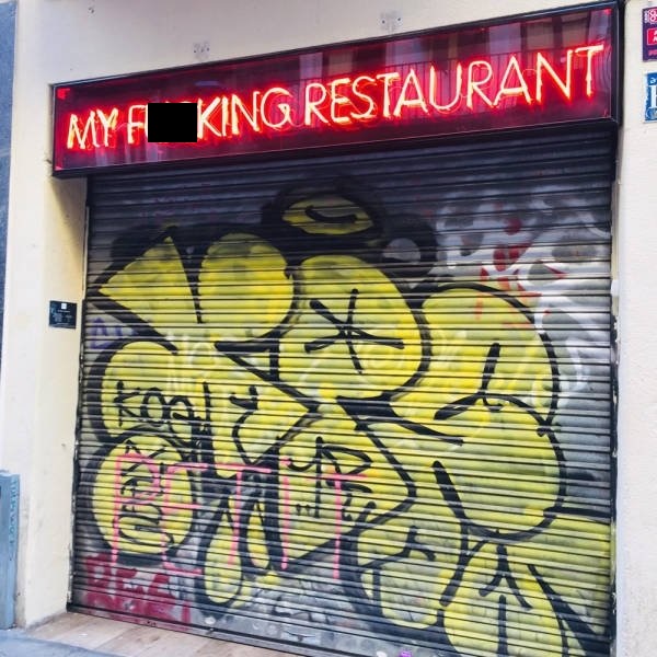 graffiti - do Myf King Restaurant