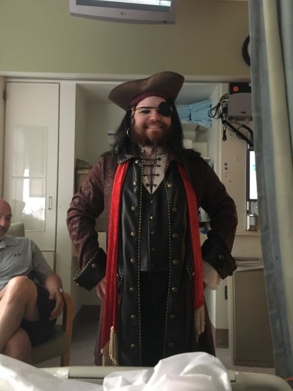 pirate in hospital