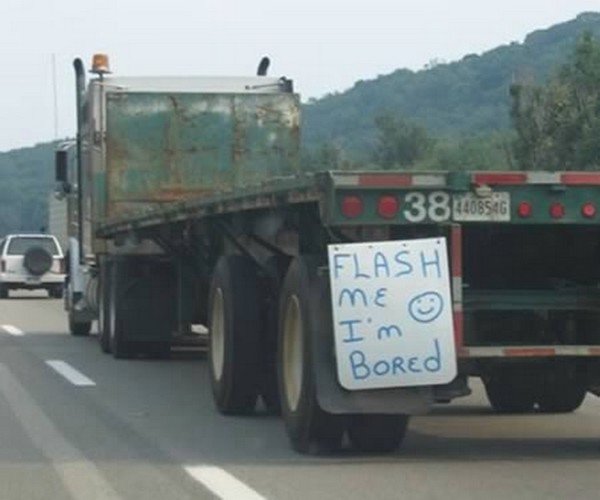 25 truck drivers with a sense of humor