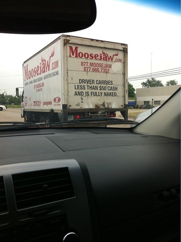 25 truck drivers with a sense of humor