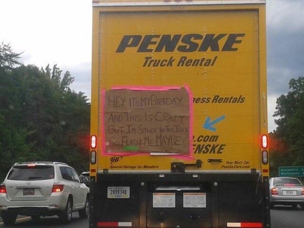 25 truck drivers with a sense of humor