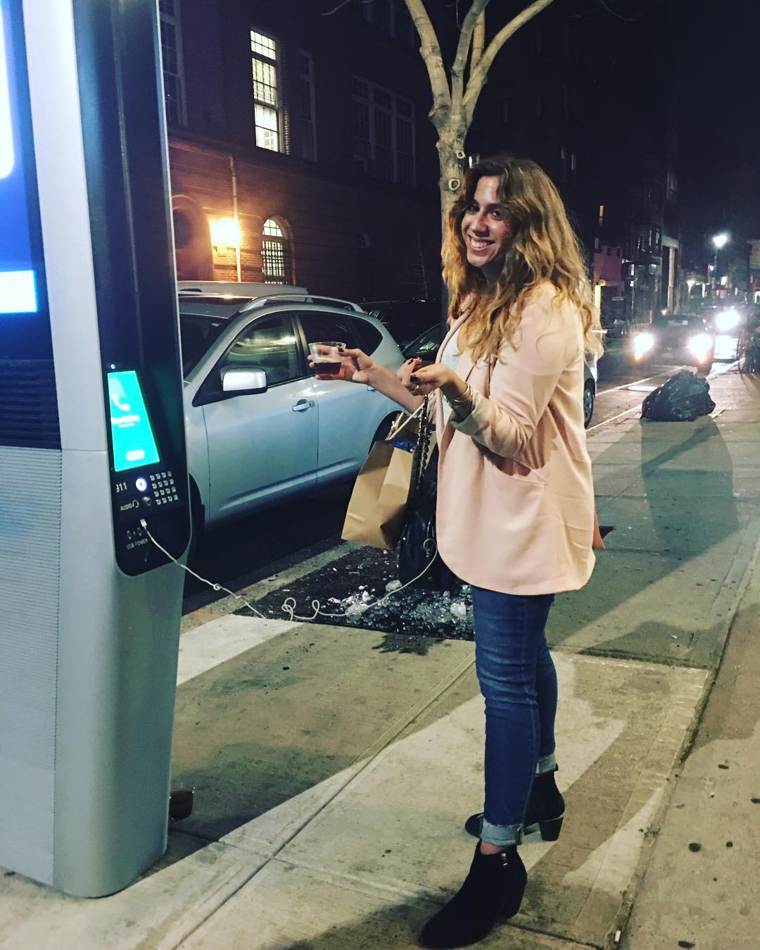 You can charge your phone right on the street.