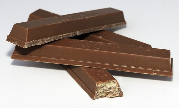 The KitKat filling is actually rejected KitKats that were crushed up.