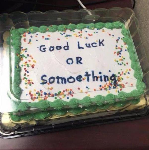 nailed it funny good luck cake - Good Luck Or somoething