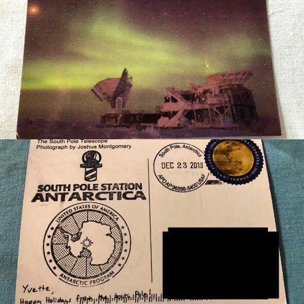 A post card from the South Pole.