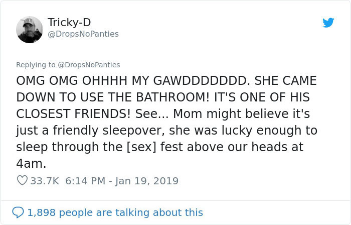 Man Live-Tweets His Stepson Trying To ‘Smuggle’ Girlfriend Out Of Their House