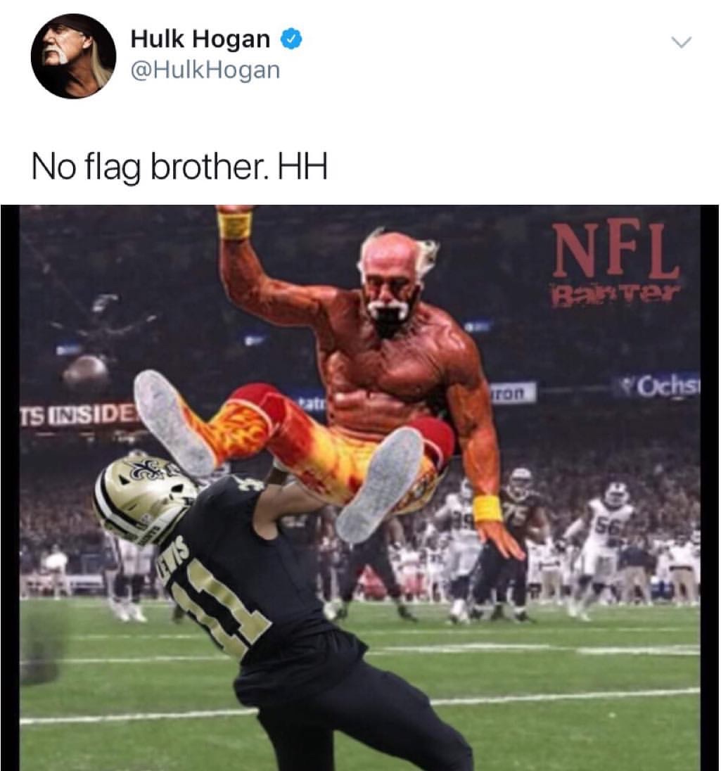 hulk hogan leg drop - Hulk Hogan Hogan No flag brother. Hh Nfl Barter iron Ochs Is Inside