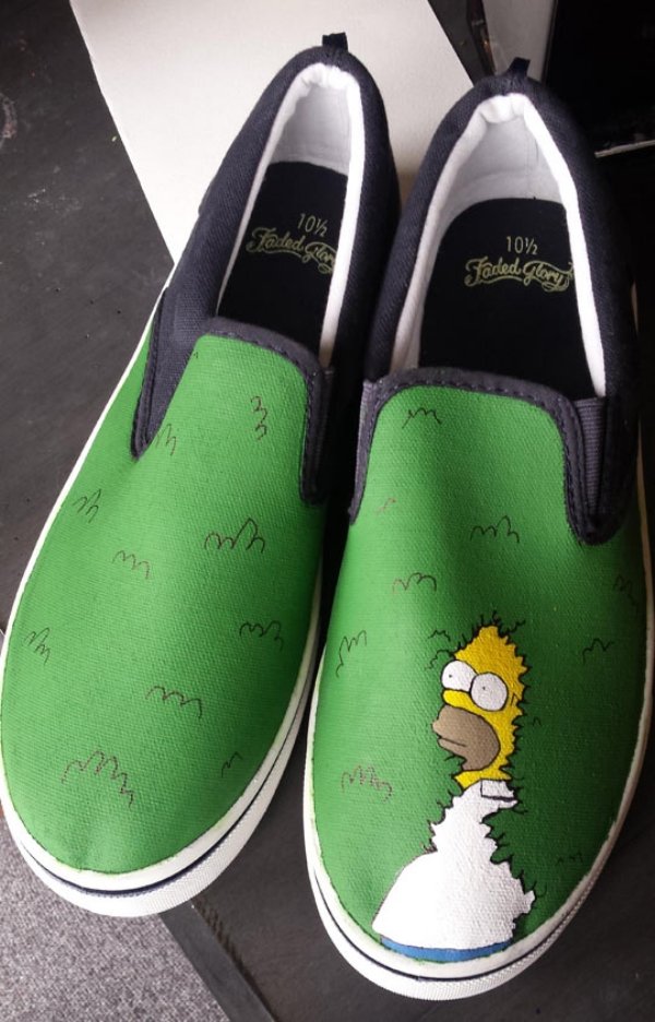 funny painting shoes - 103