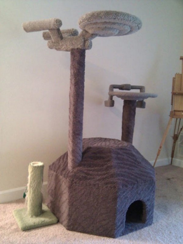 star trek cat tree