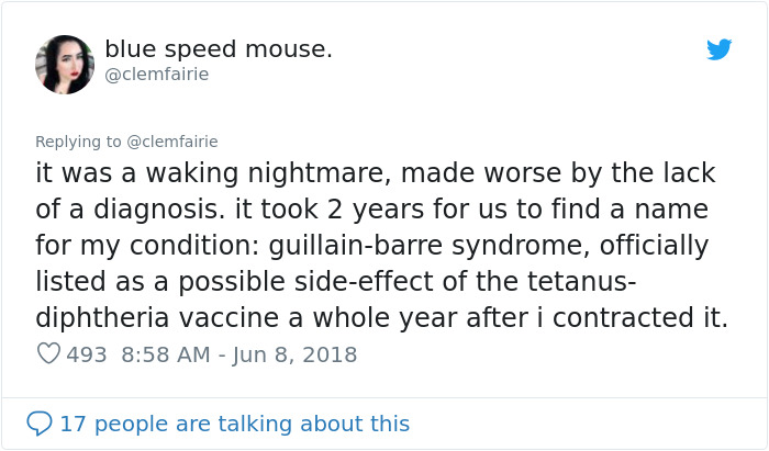 ball and the box grief analogy - blue speed mouse. it was a waking nightmare, made worse by the lack of a diagnosis. it took 2 years for us to find a name for my condition guillainbarre syndrome, officially listed as a possible sideeffect of the tetanus d