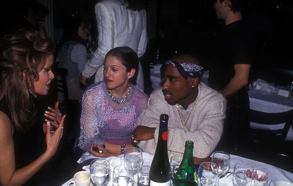 rare photo tupac and madonna