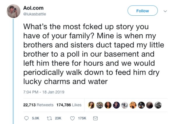 Horrifying childhood stories from hell