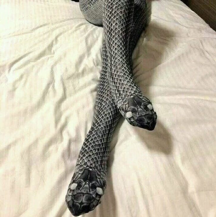snake stockings