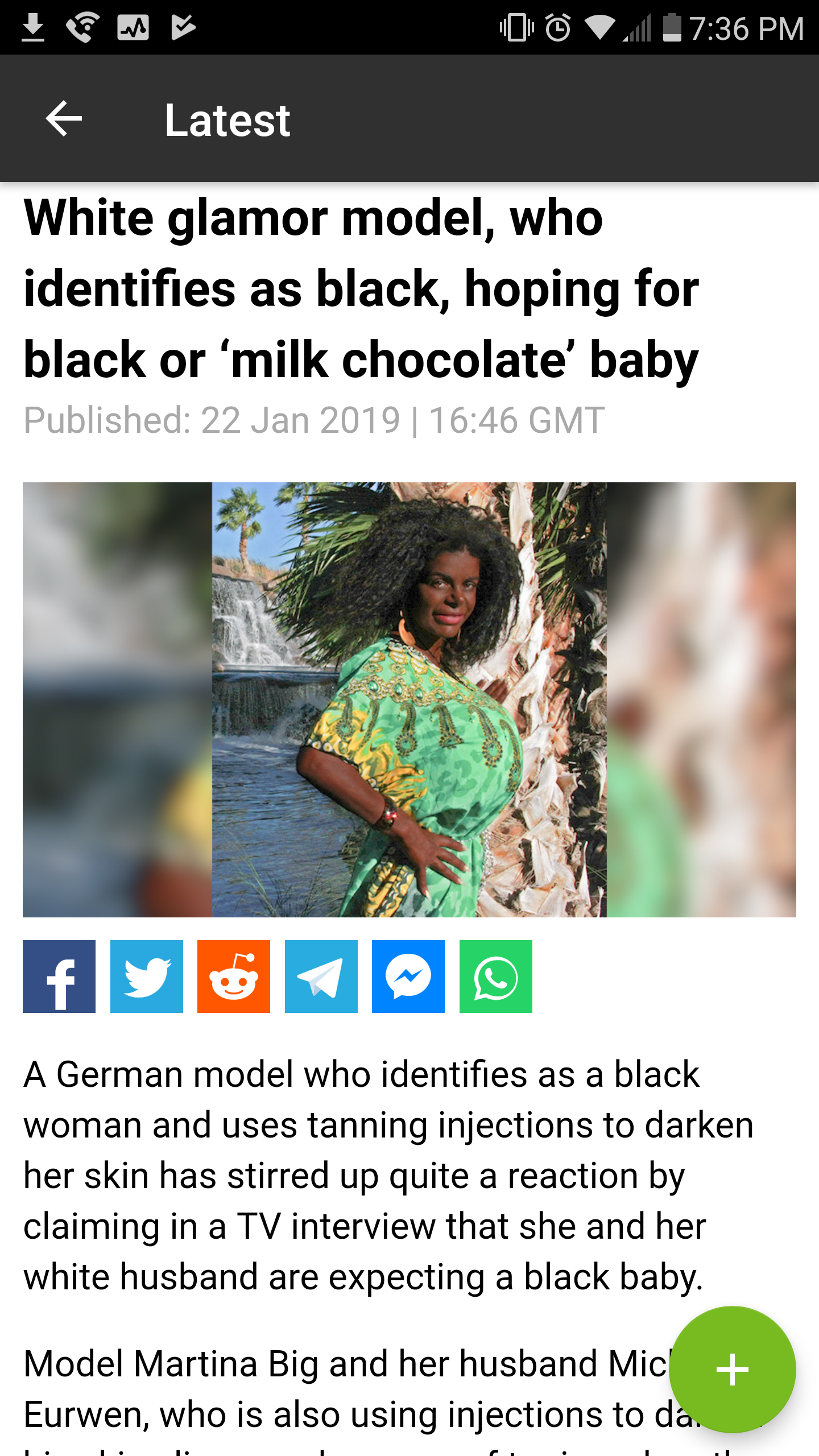 White model who identifies as black hopes for a black baby