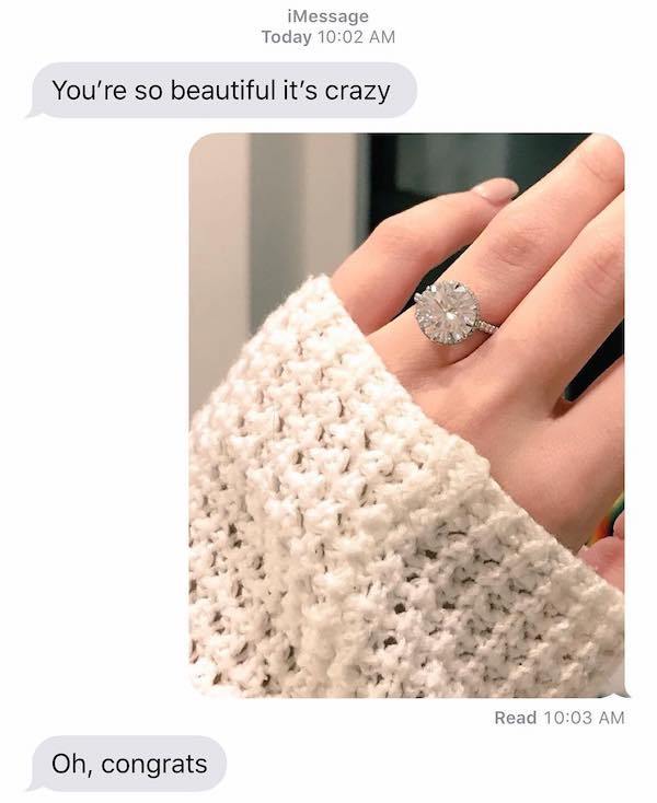 crochet - iMessage Today You're so beautiful it's crazy Read Oh, congrats