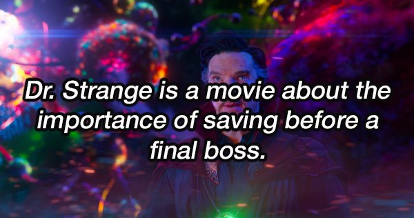 doctor strange dark dimension - Dr. Strange is a movie about the importance of saving before a final boss.