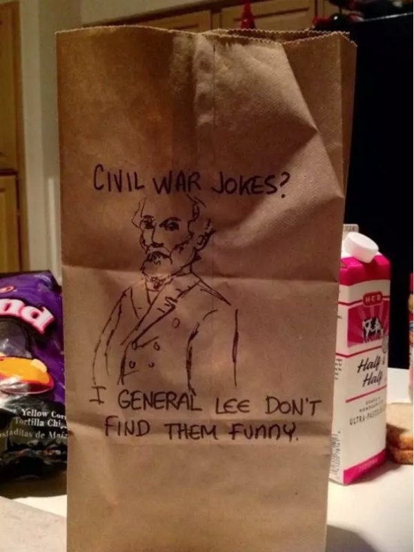 civil war dark jokes - Chil War Jokes? Yellow Cor I General Lee Don'T Find Them Funny Dita Tortilla Chi estadilas de Maiz