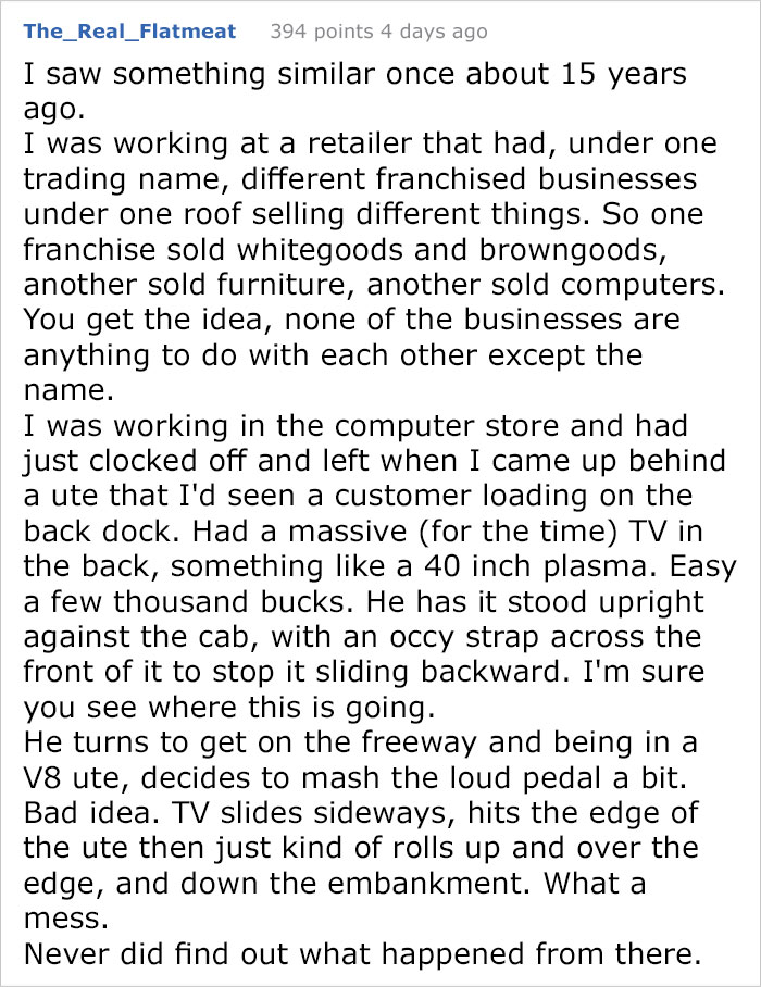 Angry Customer Demands To Tie Up His Fridge With T.V Cable