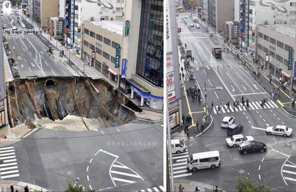 japan rebuild road in 6 days - Ethelion Law