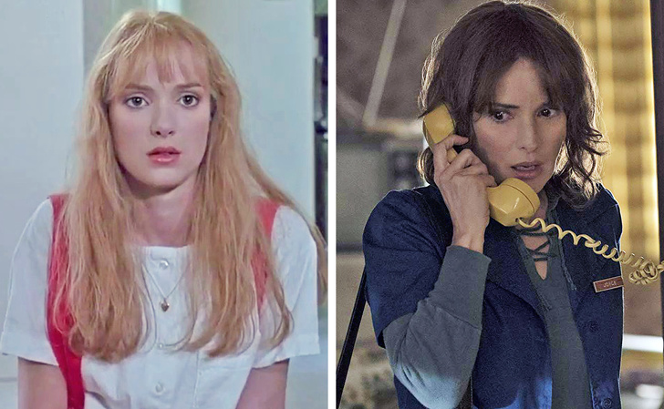 Winona Ryder — Kim from Edward Scissorhands and Joyce from Stranger Things