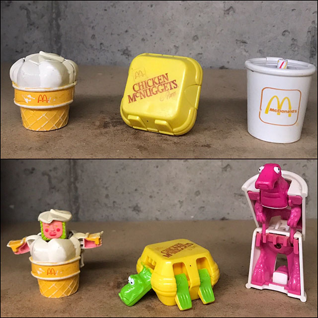 old mcdonalds transformers - Chicken M Nuggets M
