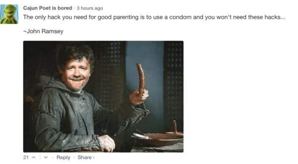 28 comments that are on point
