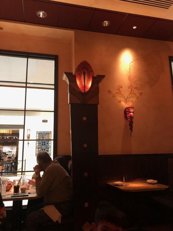 This restaurant has the eye of Sauron always watching.