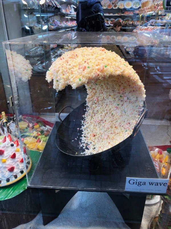 A wave of fake fried rice.