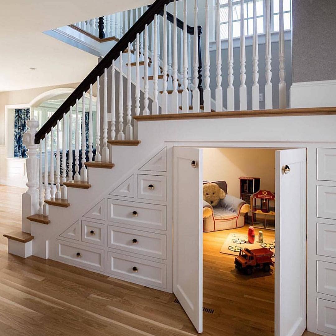 This hidden playroom under the stairs is a dream come true.