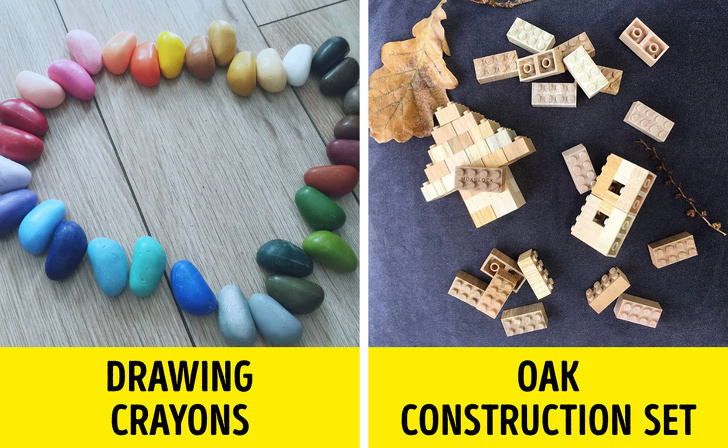 Drawing Crayons Oak Construction Set