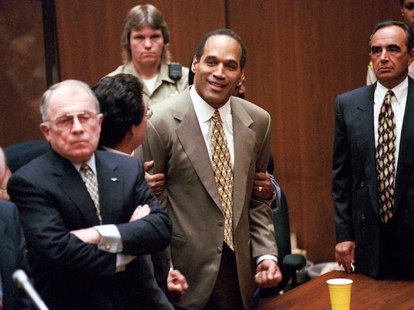 1995 – The OJ Simpson trial ends.
Everyone was talking about this trial during the early 90’s, and when the “not guilty” verdict came down, people were all a little flabbergasted. His innocence didn’t last long, as he was slammed with a civil suit and found guilty two years later.