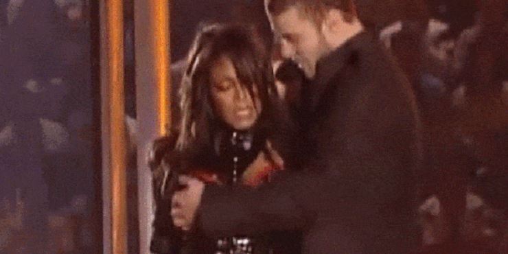 2004 – The infamous Janet Jackson Halftime show.
This ‘accidental’ reveal of Janet’s boob sparked the FCC to insist that live performances get a few seconds of delay, and also, helped create Youtube.