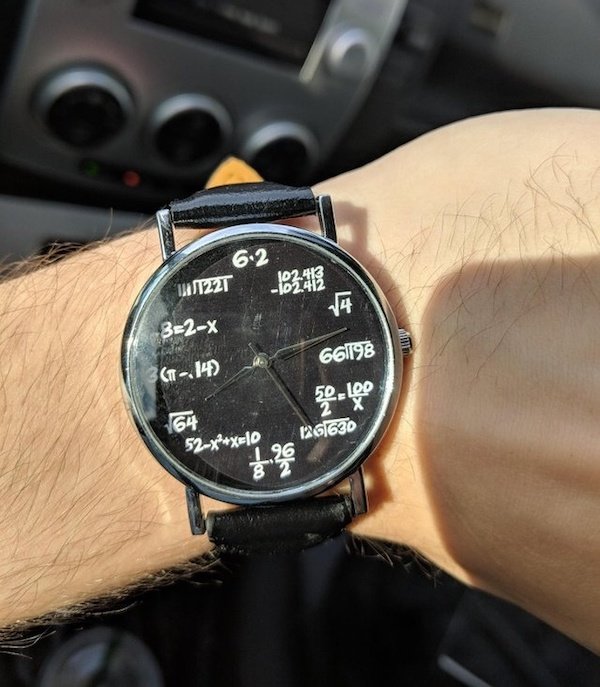 “This watch my girlfriend got me for our anniversary”