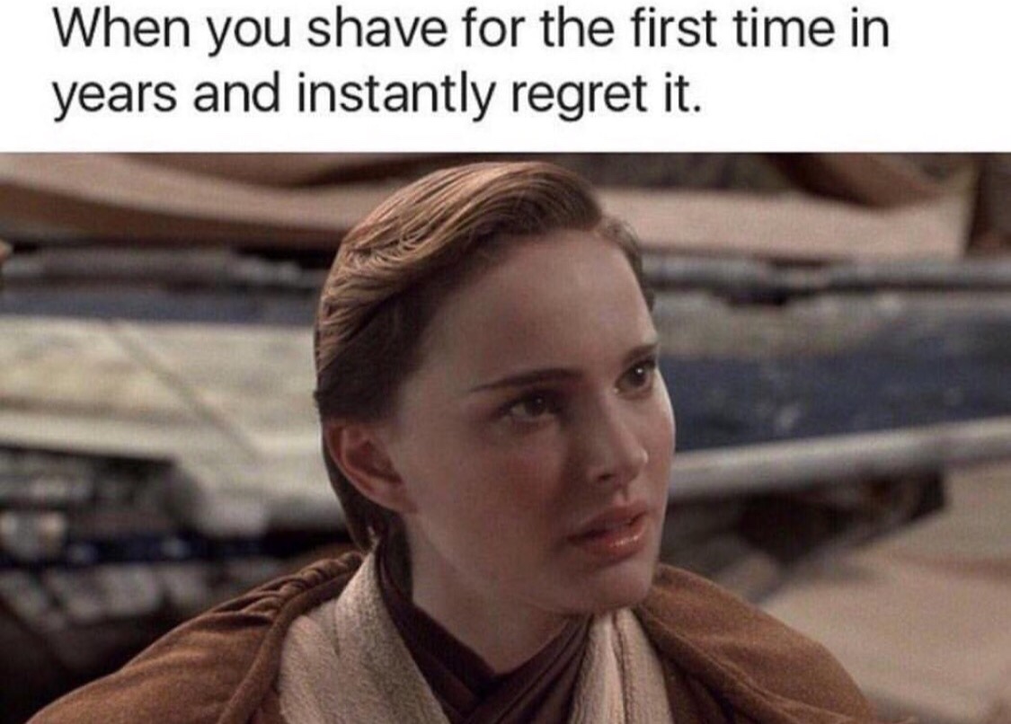ewan mcgregor - When you shave for the first time in years and instantly regret it.