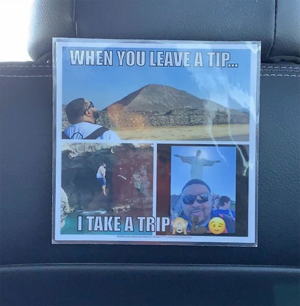 display device - When You Leave A Tip... I Take A Trip