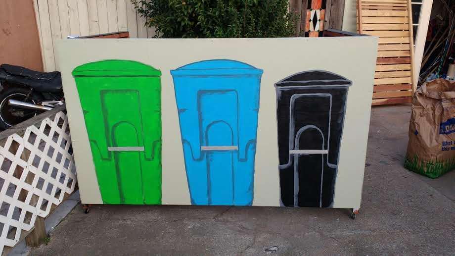 “Our neighbor anonymously reported us to the city because our trash cans were not behind a barrier. Now they are.”