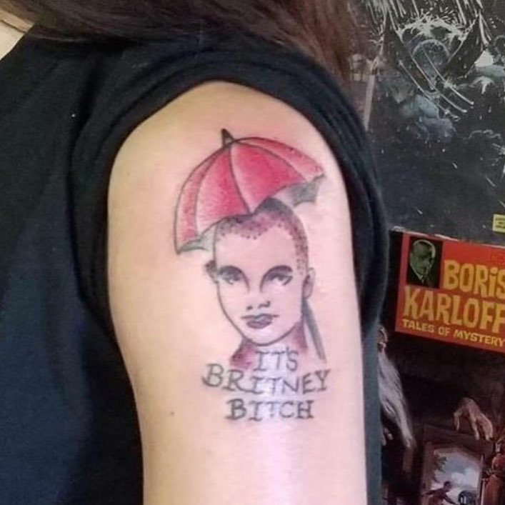 trashy girl tattoos - Boris Karloff Tales Of Mystery Rsit'S Brtney Bitch